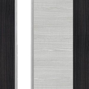 Flush Light Grey Ash Dark Grey Edges D06 Glazed - FD30 - 44mm - Prefinished - DE